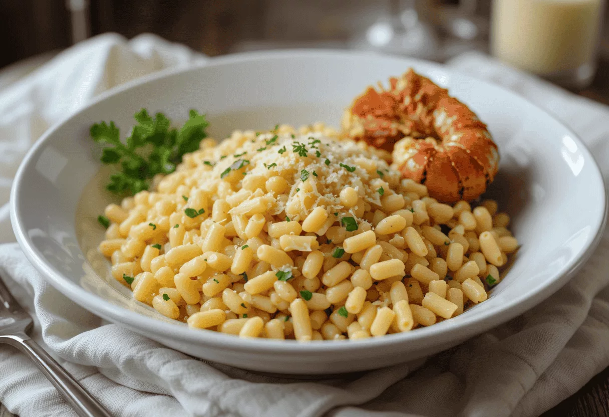 Orzo Rice Red Lobster